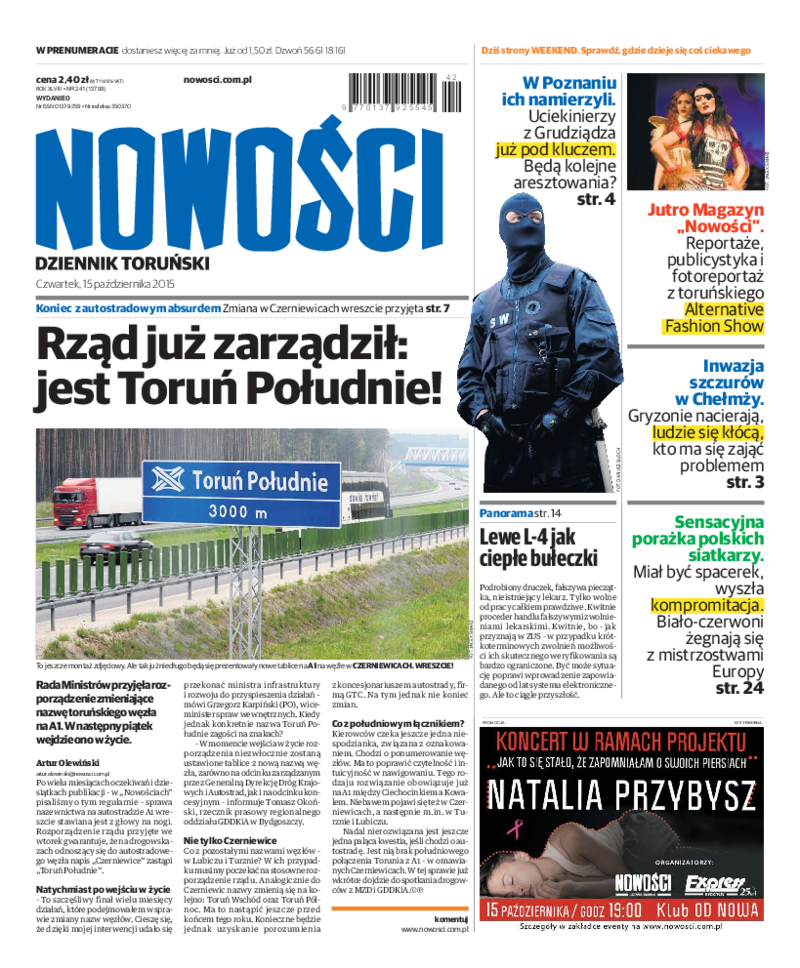Nowości Dziennik Toruński