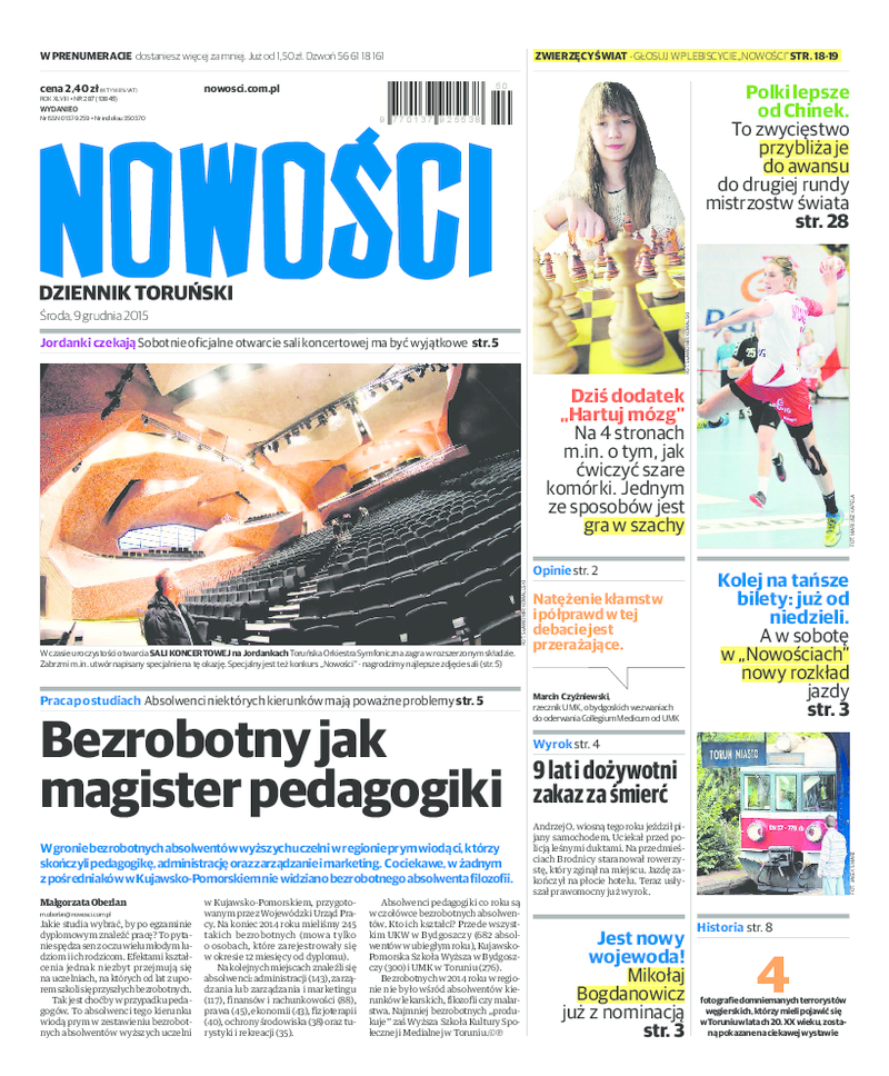 Nowości Dziennik Toruński