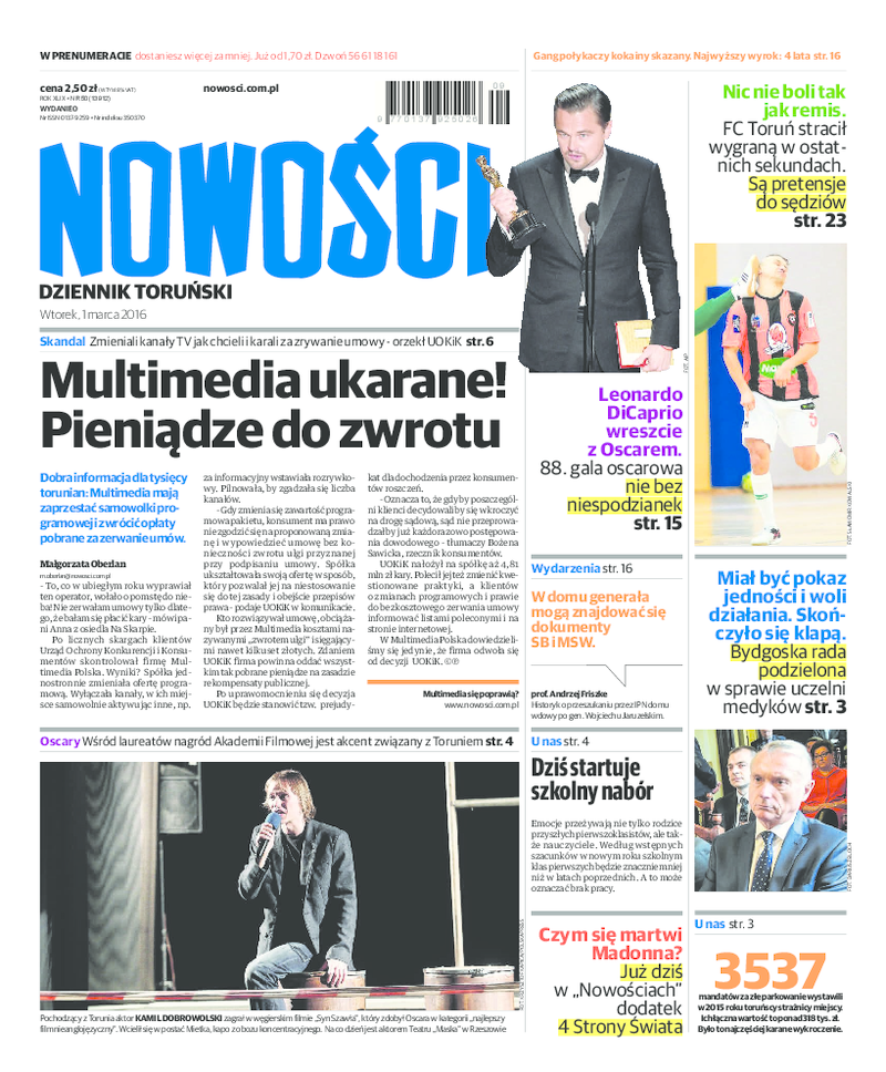 Nowości Dziennik Toruński