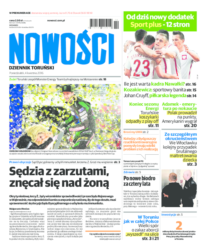 Nowości Dziennik Toruński