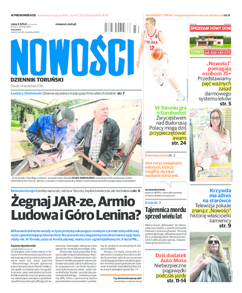 Nowości Dziennik Toruński