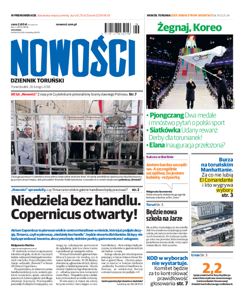 Nowości Dziennik Toruński