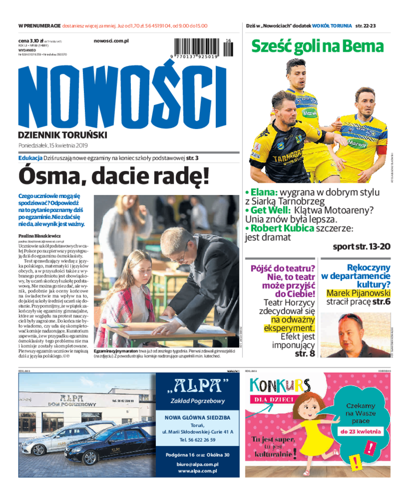 Nowości Dziennik Toruński