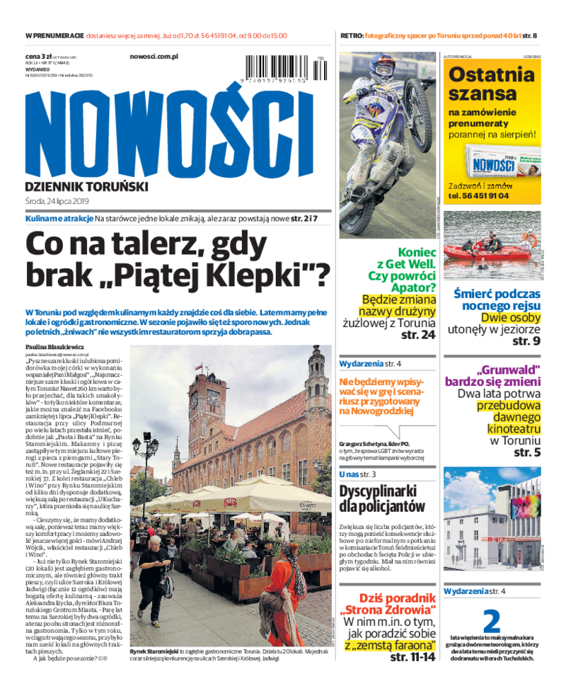 Nowości Dziennik Toruński