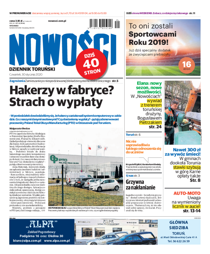 Nowości Dziennik Toruński