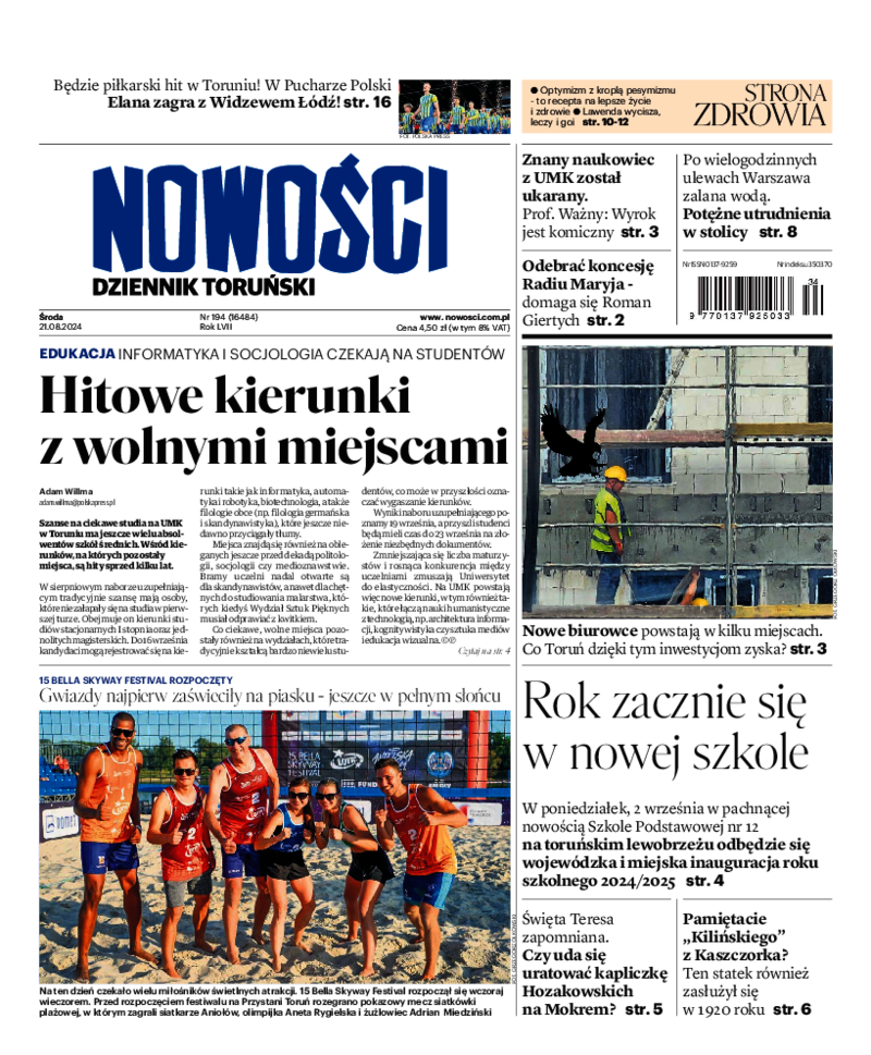 Nowości Dziennik Toruński