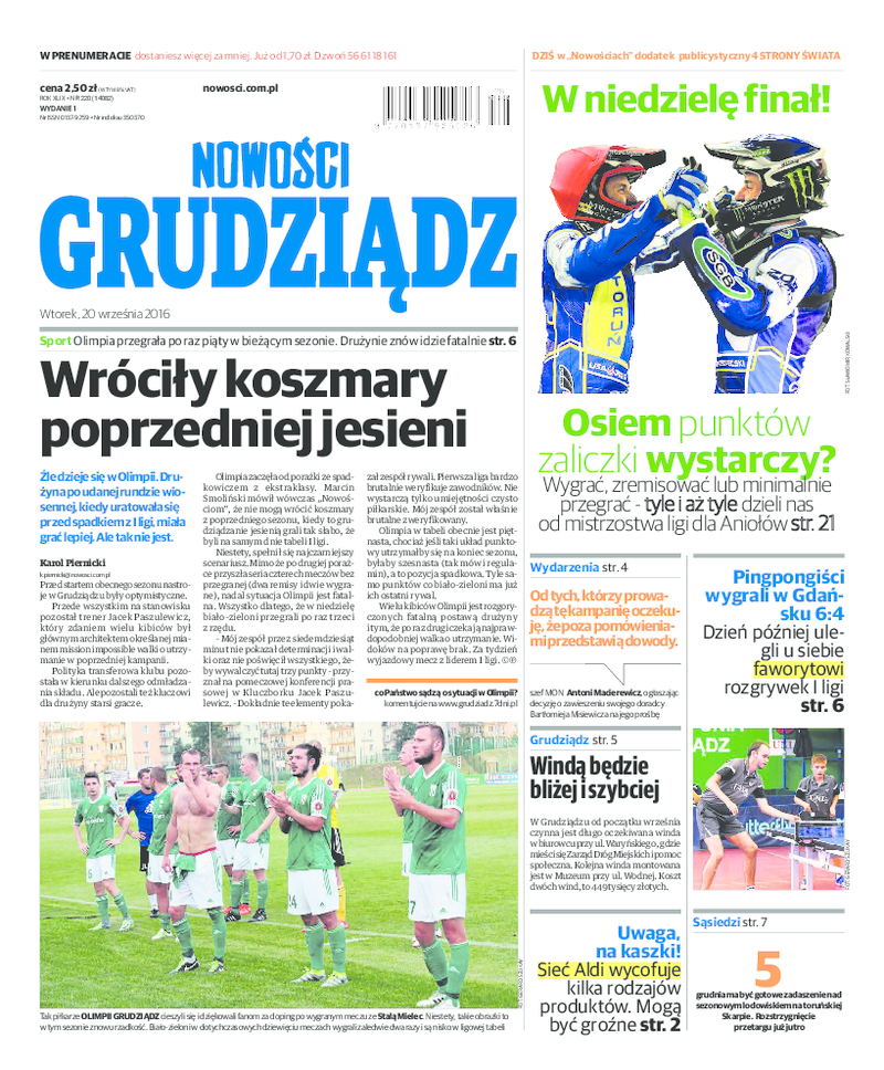 Nowości Grudziądz