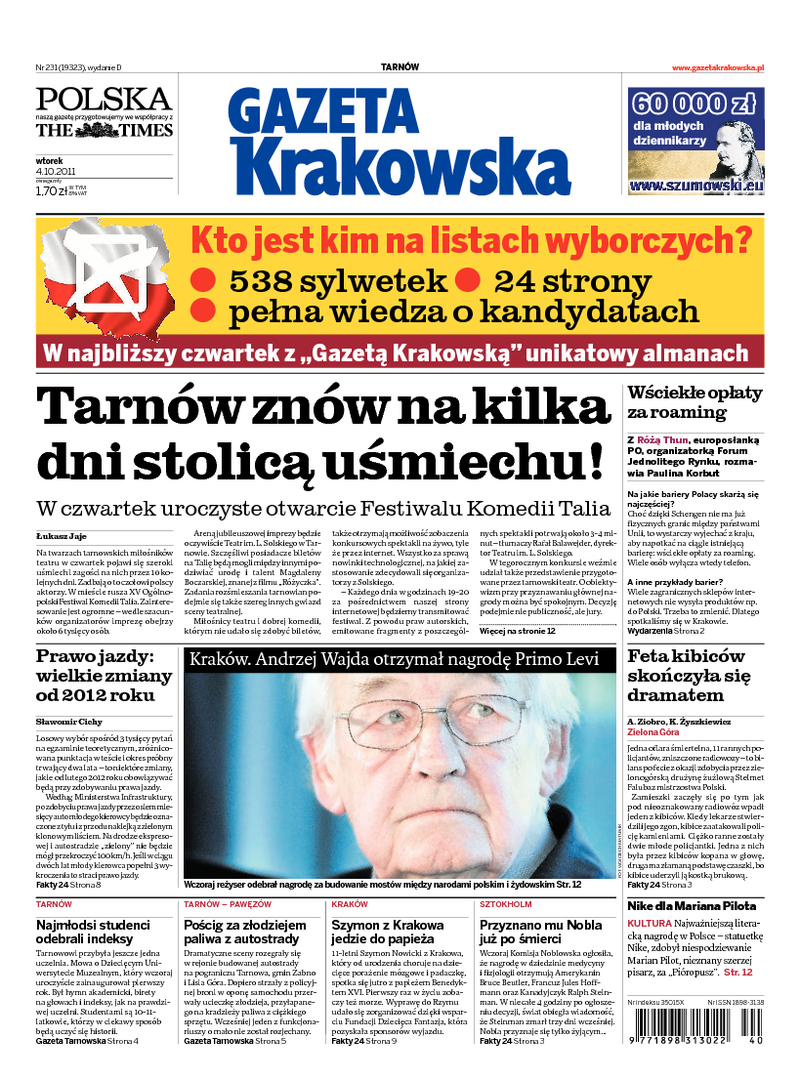 Prasa 24 Gazeta Krakowska Gazeta Online E Wydanie Internetowe Wydanie 8301