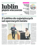 Tygodnik miejski Lublin piątek wieczorem