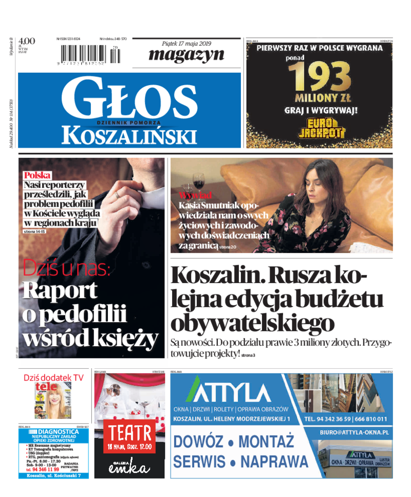 Prasa 24 Głos Koszaliński Gazeta Online E Wydanie Internetowe Wydanie 1697