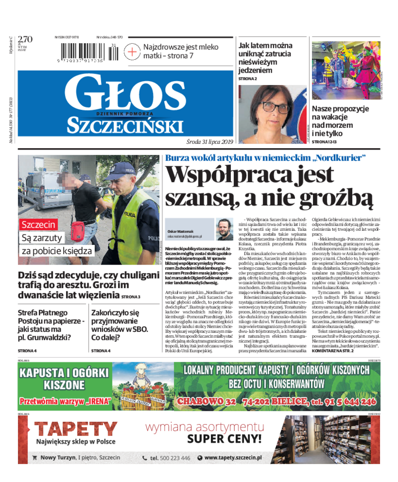 Prasa 24 Głos Szczeciński Gazeta Online E Wydanie Internetowe Wydanie 7088